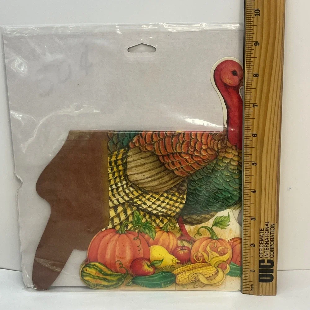 Thanksgiving Turkey Honeycomb‎ Centerpiece Fall Decor table setting holiday